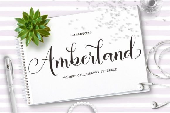 Amberland: The Modern Script That Binds Your Creative Vision