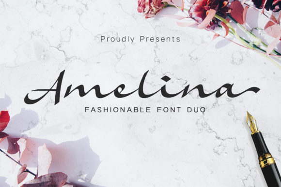 Amelina: The Perfect Script and Sans Serif Match