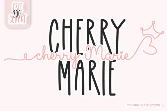 Cherry Marie: Elevating Your Design Projects with a Versatile Duo Font