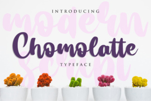Chomolatte: The Modern Script That Balances Boldness and Elegance