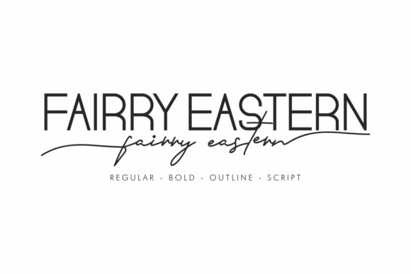 Elevating Brand Identity with Fairry Eastern: A Duo Font That Balances Whimsy and Structure