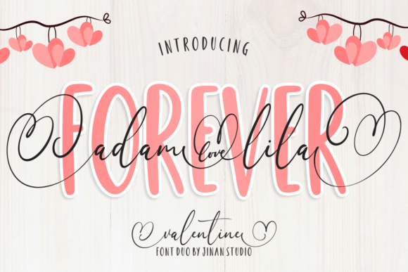 Forever Adam Lila Duo: The Perfect Romantic Font Pair