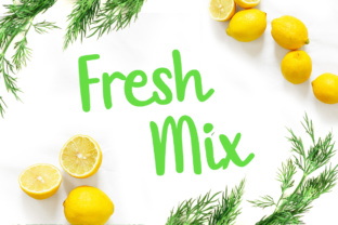 Fresh Mix: The Definitive Springtime Font for Modern Design
