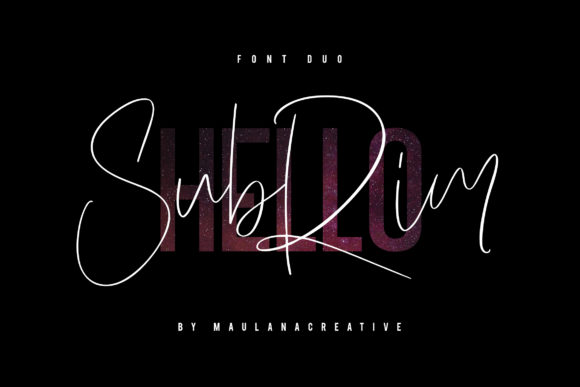 Hello Subrim: The Duo Font That Bridges Bold Statements and Elegant Flow
