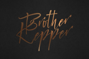 Him: The Hand-Painted Brush Script for Bold Design