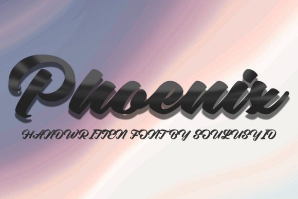 Phoenix: The Retro Script Font That Revives Vintage Design