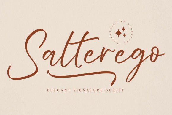 Salterego: The Elegant Script for Sophisticated Branding
