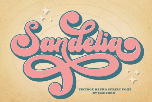 Sandelia: The Retro Script That Elevates Modern Branding