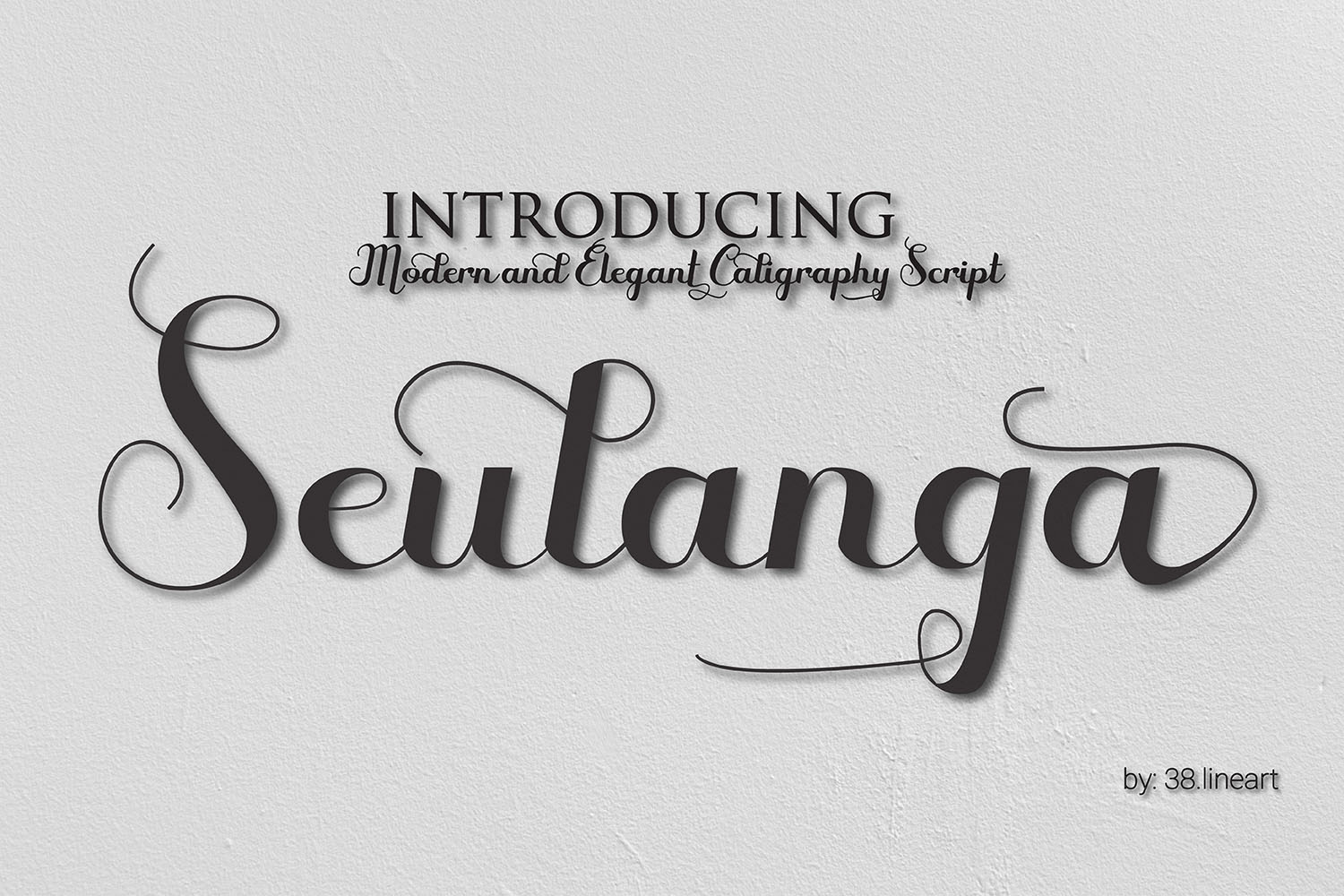 Seulanga: The Modern Calligraphy Script Redefining Sophisticated Design