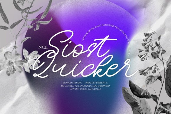 Siost Quicker: A Comprehensive Evaluation of the Monoline Script Font