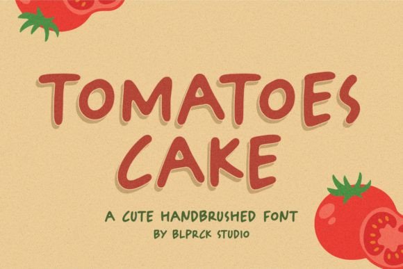 Tomatoes Cake: A Modern Script for Contemporary Design