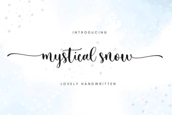 Unlocking the Elegance of Mystical Snow: A Modern Script for Contemporary Design